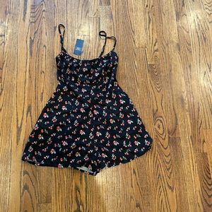 Xsmall petite cherry print romper